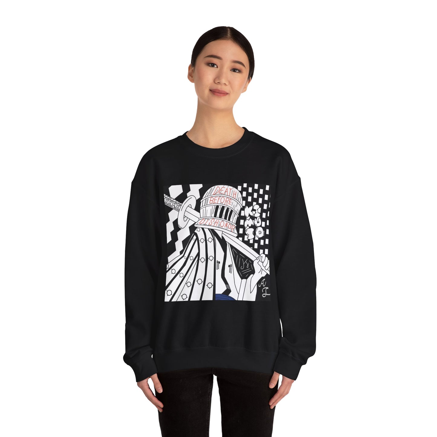 Komuso Jiu Jitsu Sweatshirt - Death Before Dishonor - Unisex Crewneck