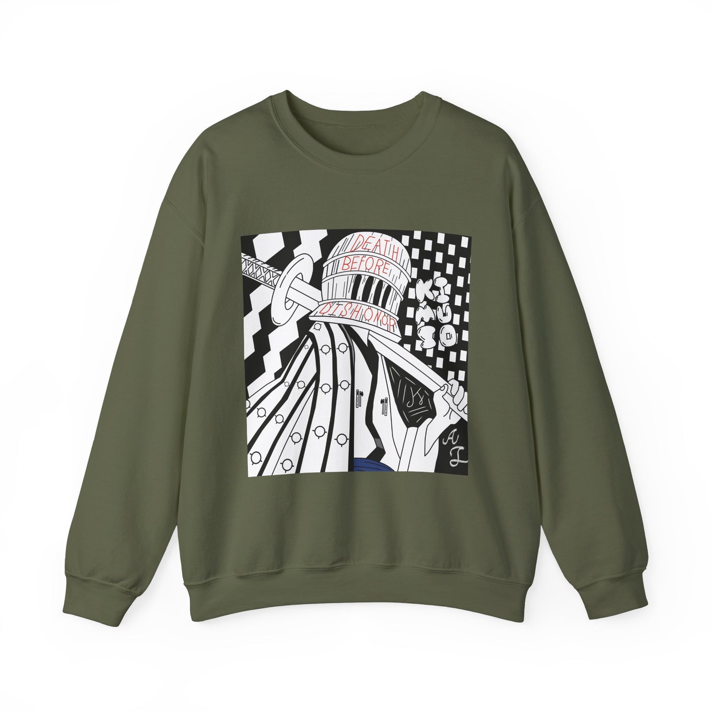 Komuso Jiu Jitsu Sweatshirt - Death Before Dishonor - Unisex Crewneck