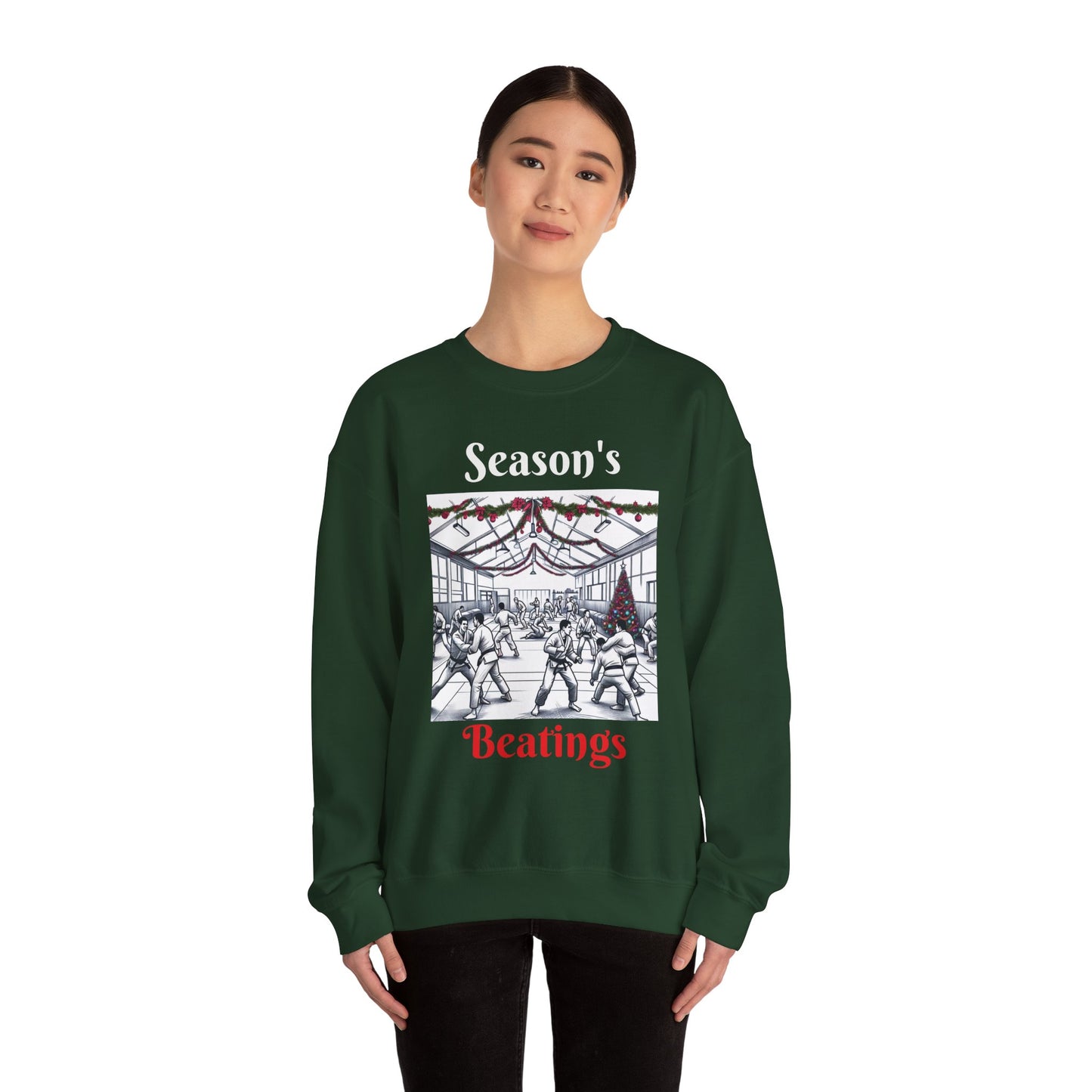 Jiu Jitsu Sweatshirt - 'Season's Beatings'