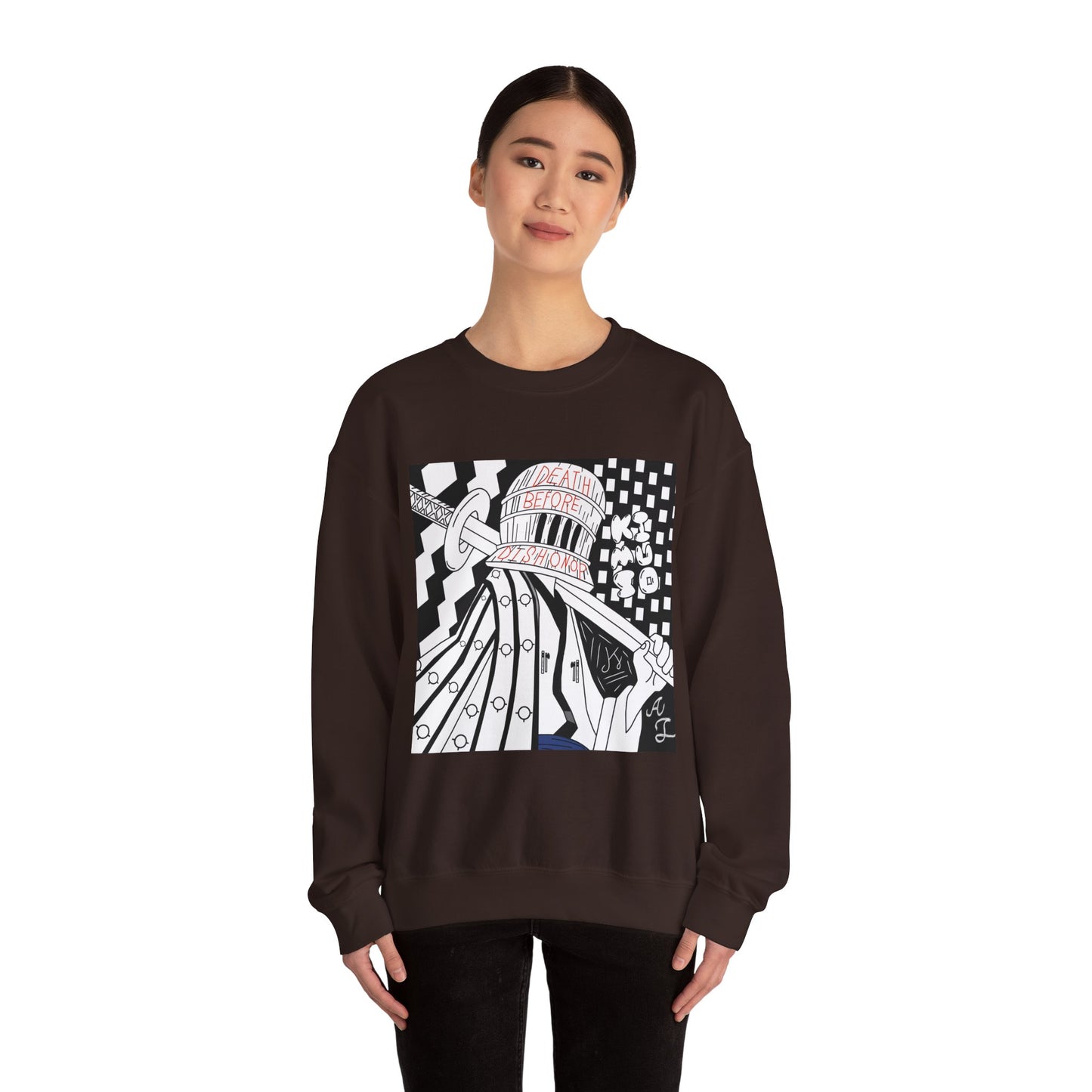 Komuso Jiu Jitsu Sweatshirt - Death Before Dishonor - Unisex Crewneck