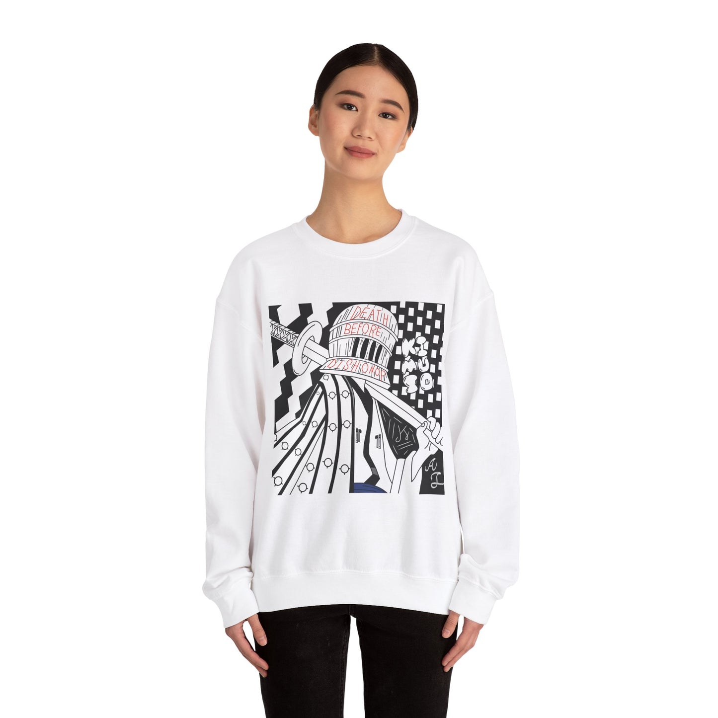 Komuso Jiu Jitsu Sweatshirt - Death Before Dishonor - Unisex Crewneck