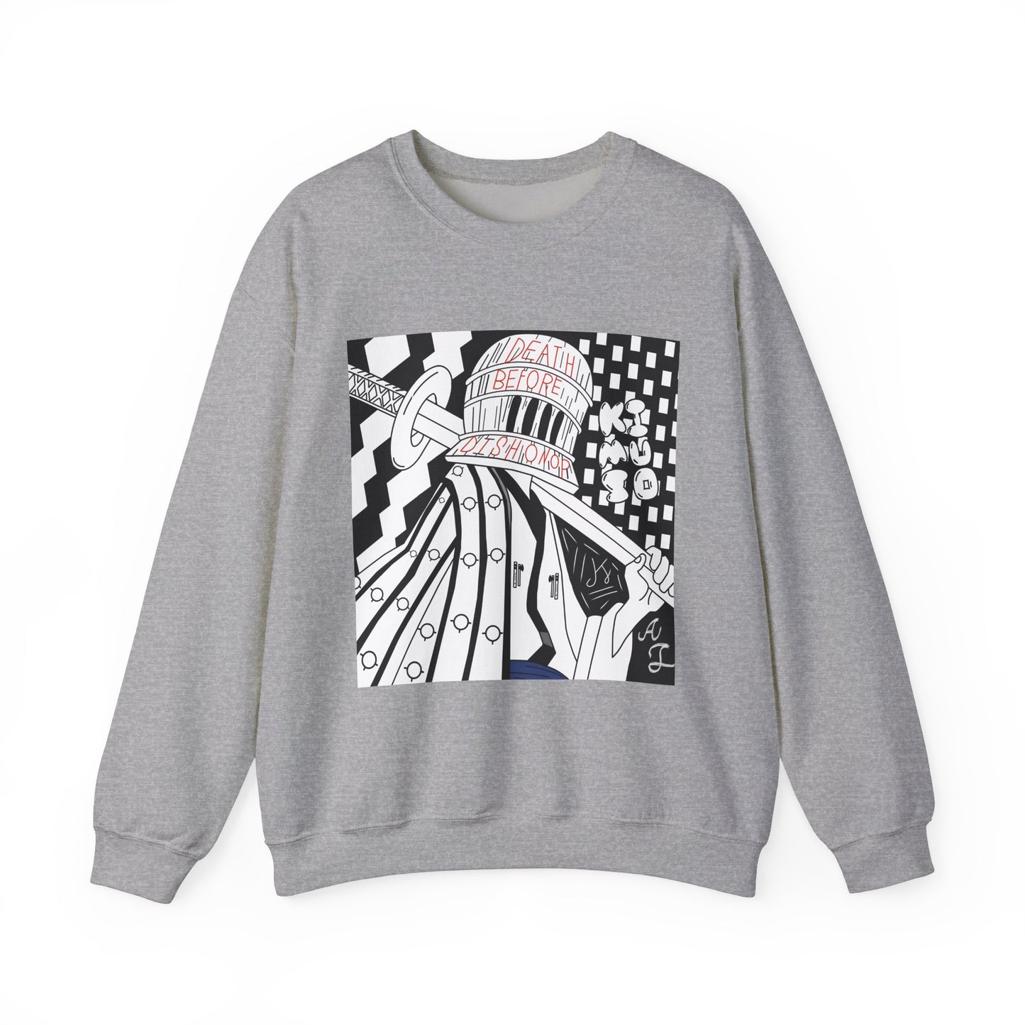 Komuso Jiu Jitsu Sweatshirt - Death Before Dishonor - Unisex Crewneck