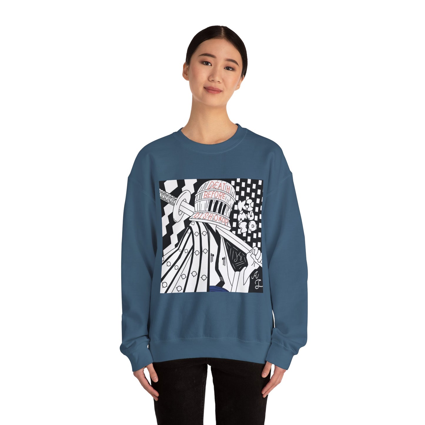 Komuso Jiu Jitsu Sweatshirt - Death Before Dishonor - Unisex Crewneck